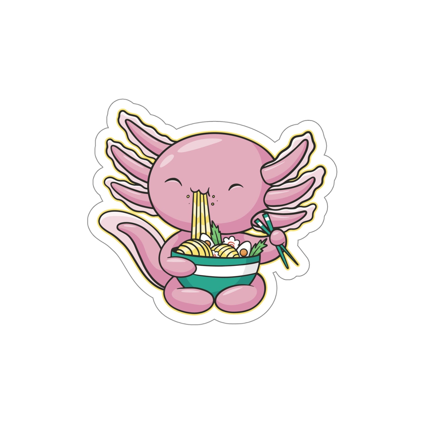 Kawaii Aesthetic, Yami Kawaii, Japanese Aesthetic Otaku Cute Axolotl Sticker