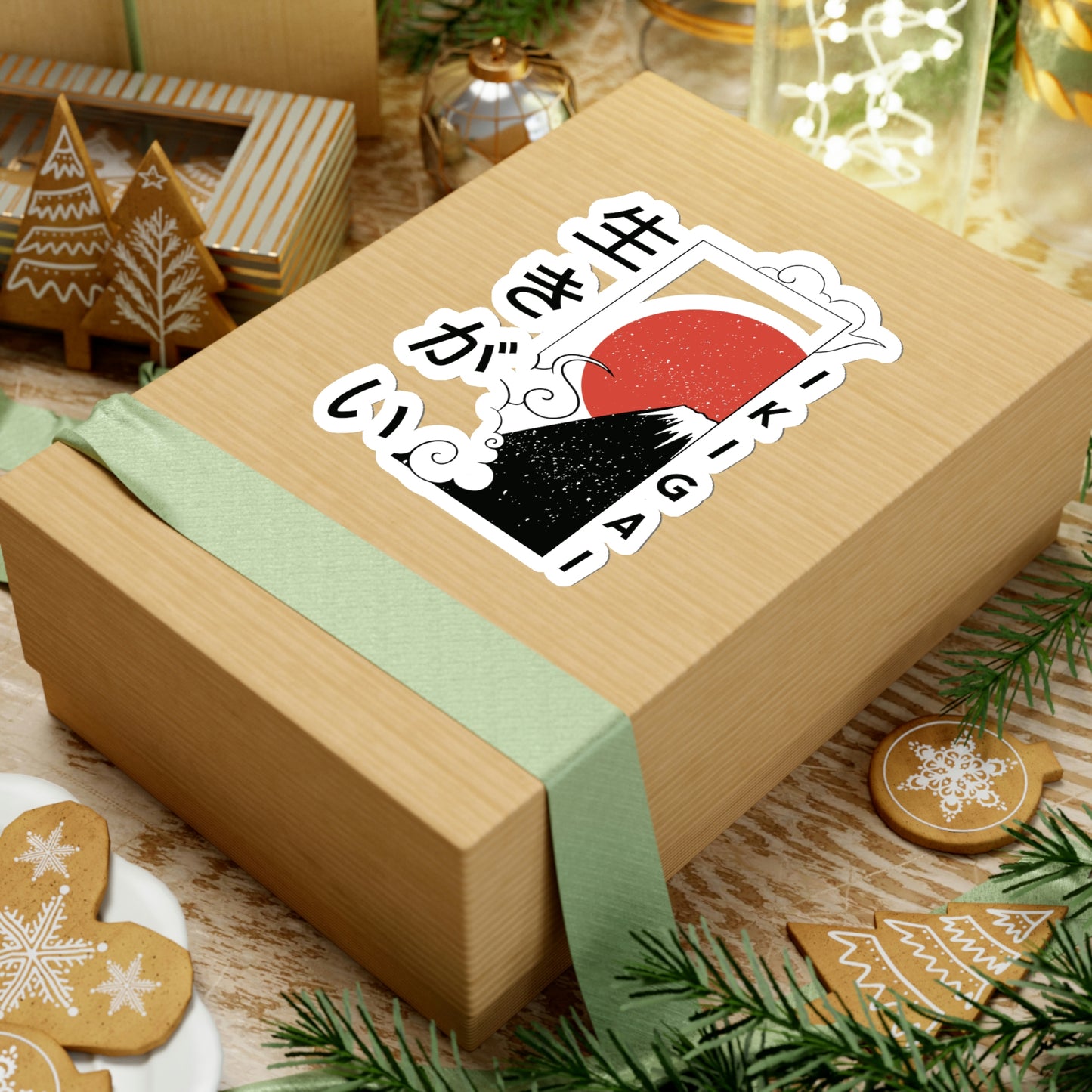 Japanese Aesthetic Ikigai Graphic Sticker