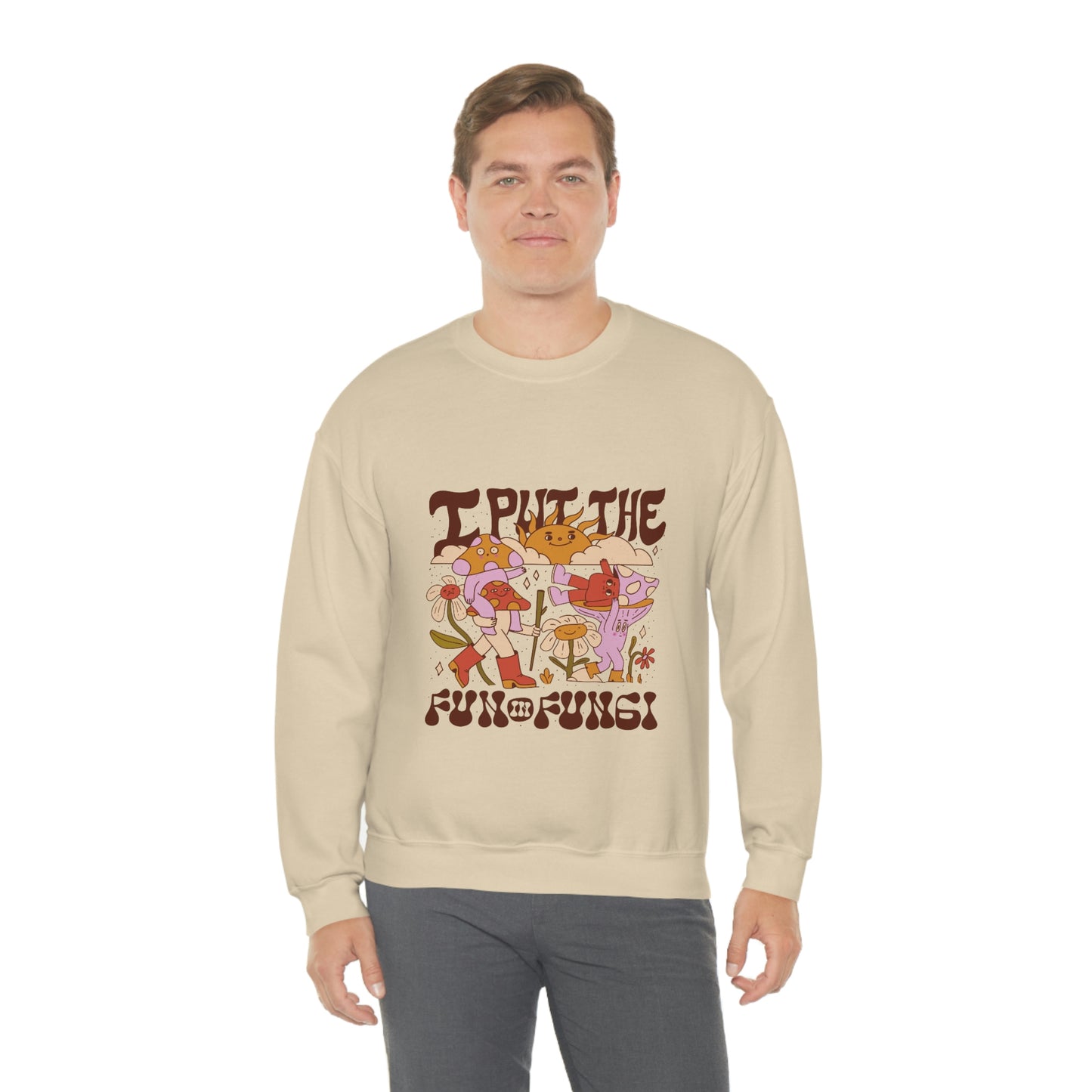 Cottagecore I Put The Fun In Fungi Sweatshirt