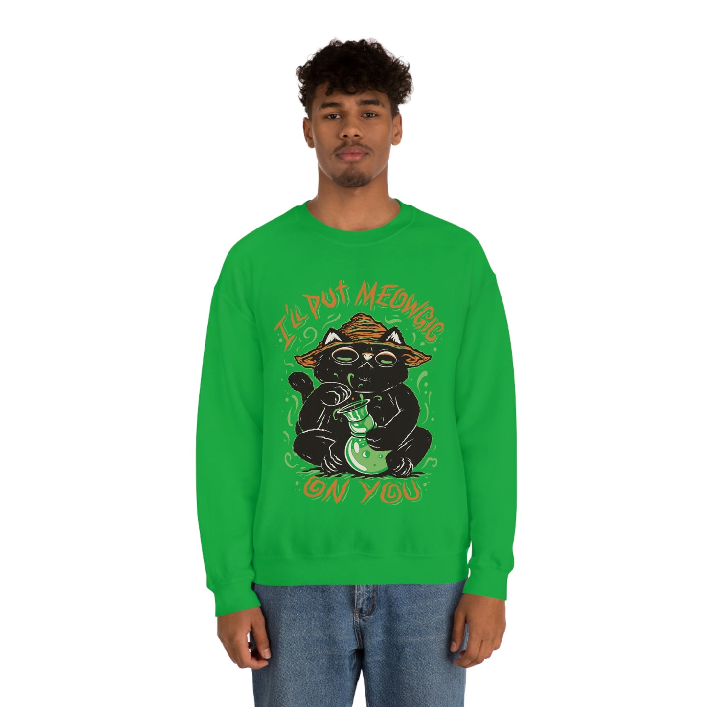 Ill put Meowgic On You Goth Aesthetic Sweatshirt