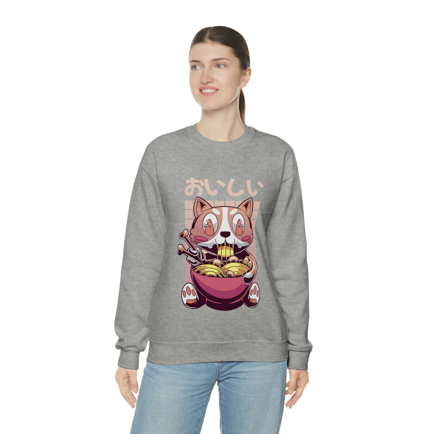 Kawaii Sweatshirt, Kawaii Clothing, Kawaii Clothes, Yami Kawaii Aesthetic, Pastel Kawaii Sweatshirt Ramen Sweater Sweatshirt