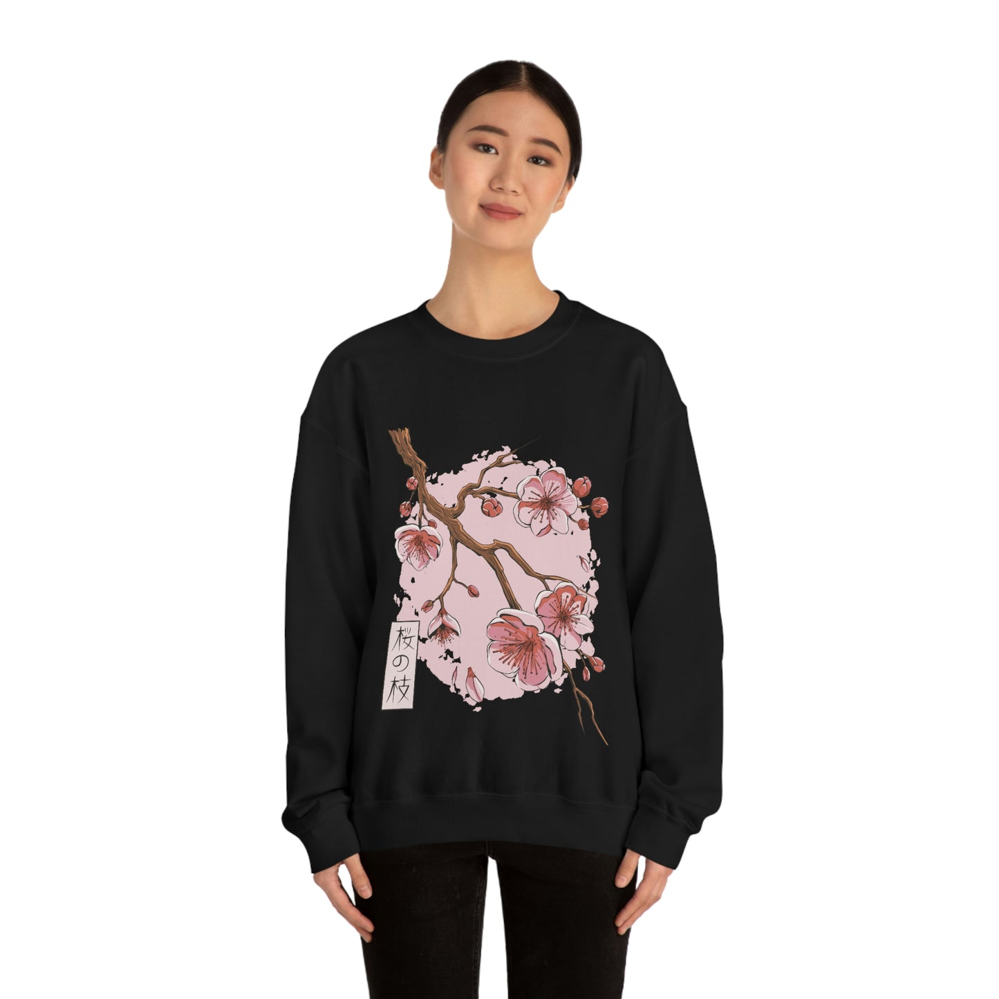 Japanese Aesthetic Sakura Blossom Flowers Sweatshirt