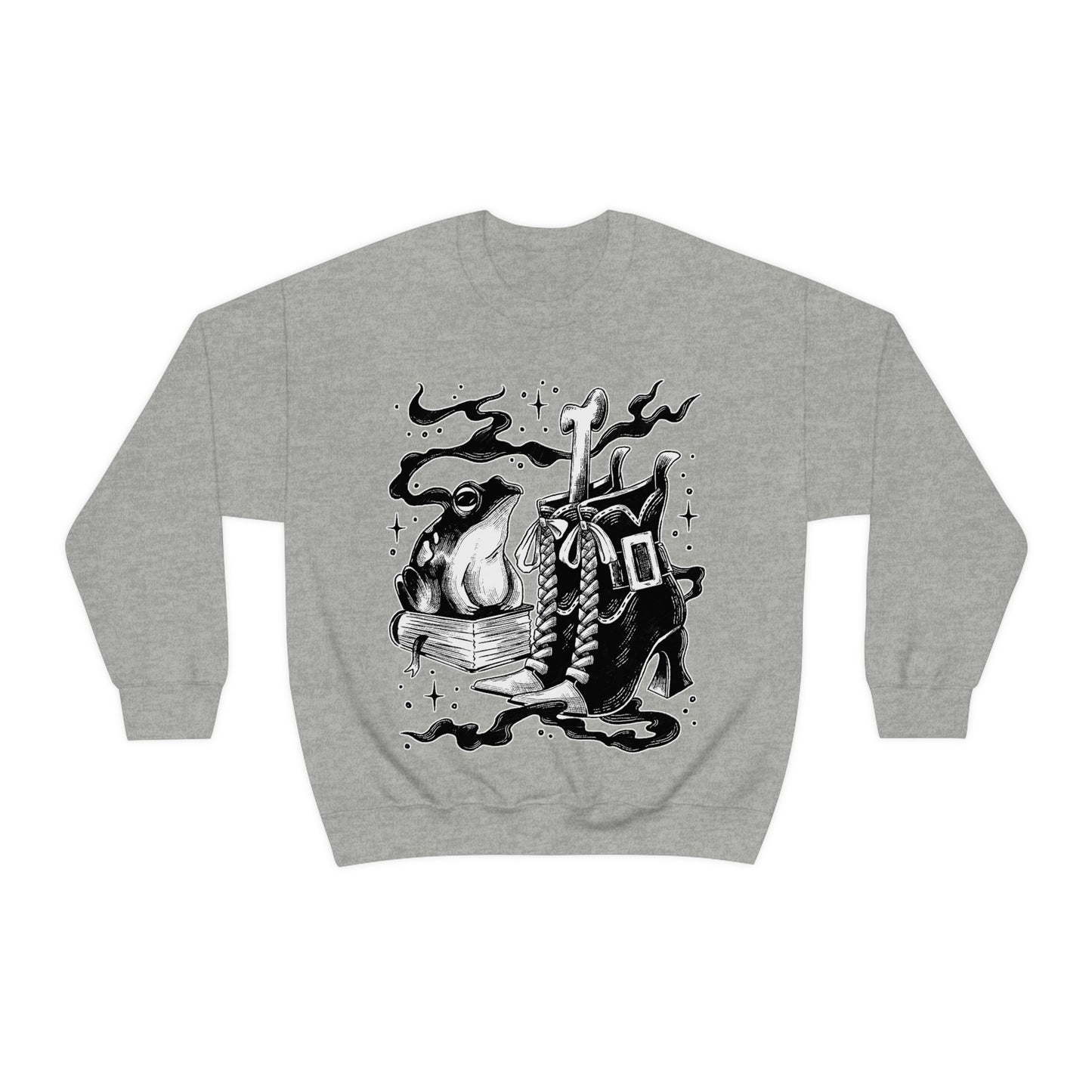 Witch Aesthetic Frog Goth Aesthetic Sweatshirt