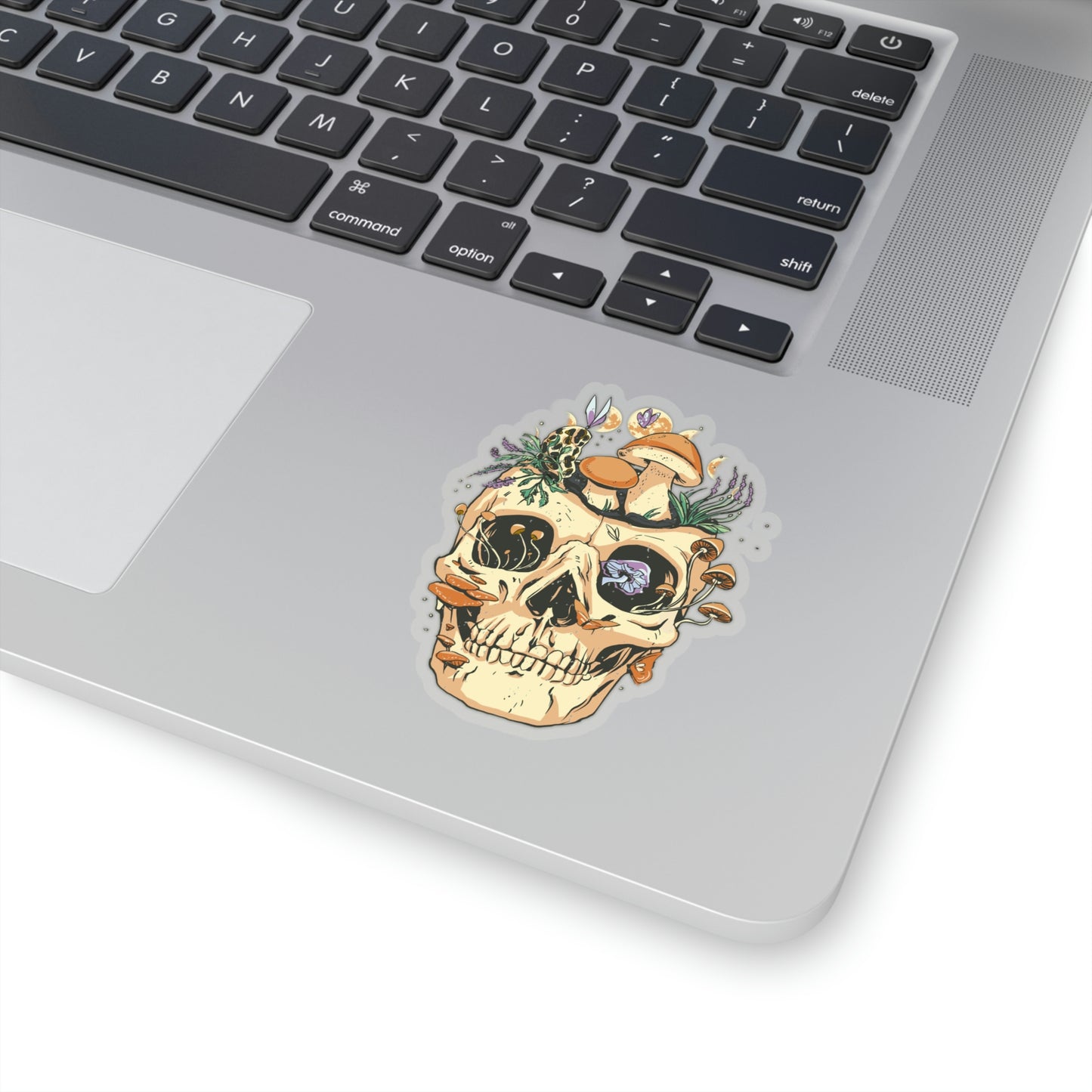 Cottagecore Aesthetic Skulls Mushroom Sticker
