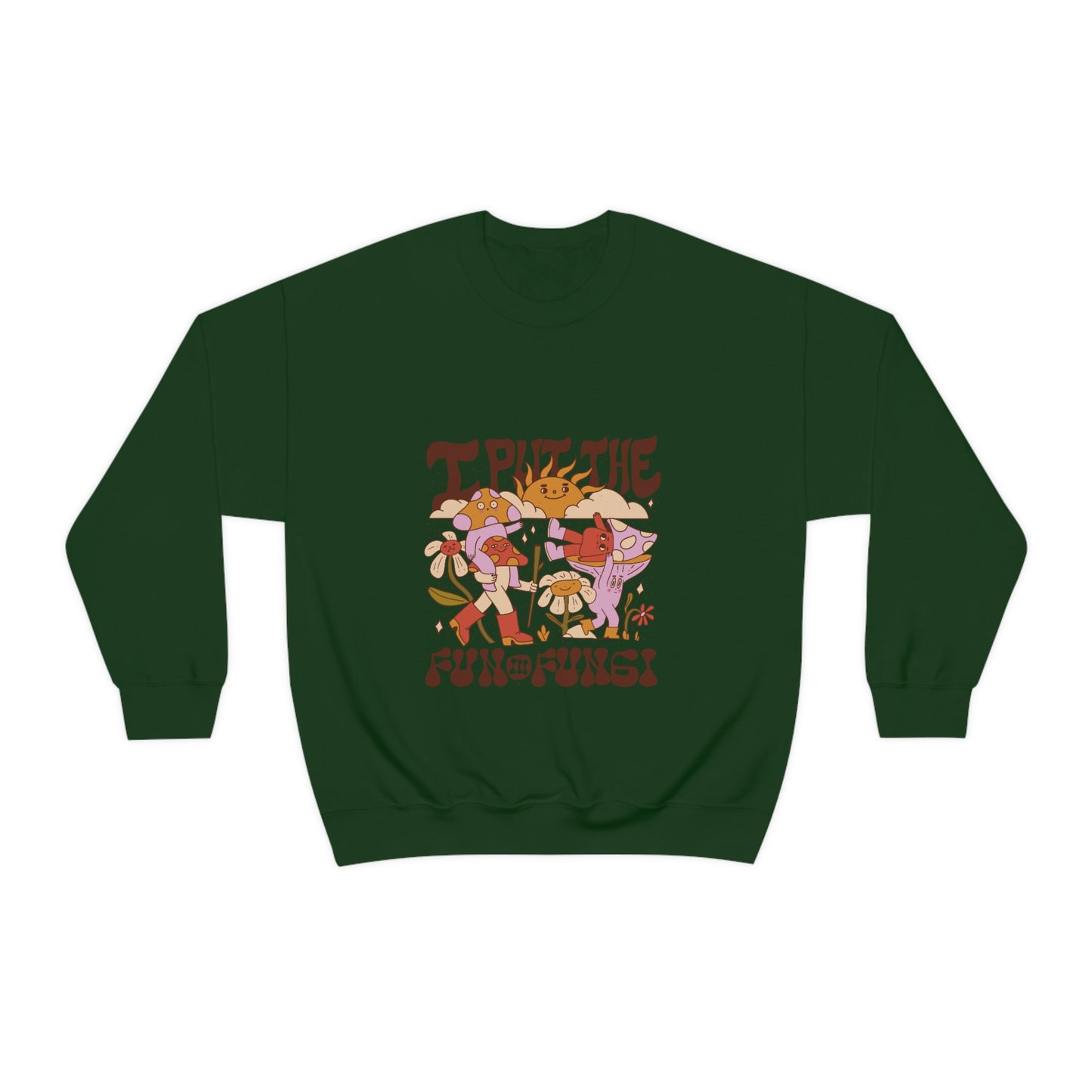 Cottagecore I Put The Fun In Fungi Sweatshirt