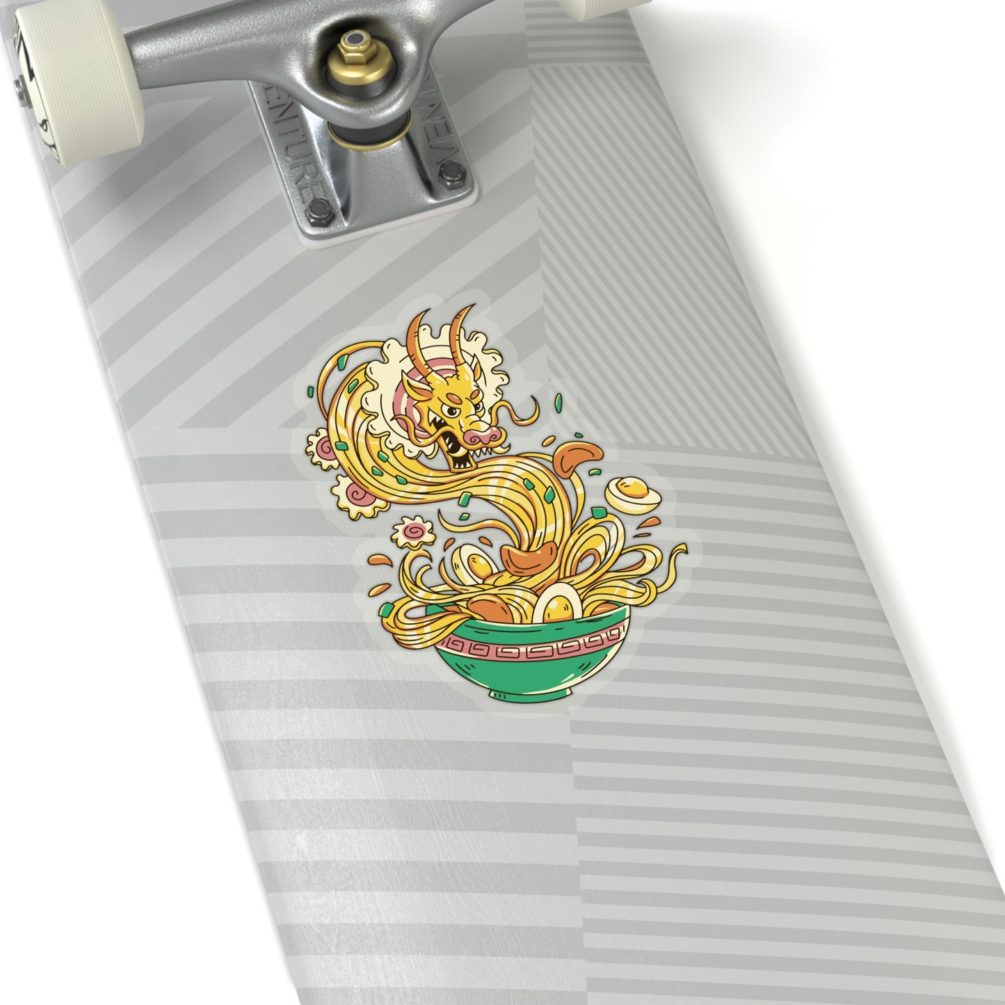 Japanese Aesthetic Dragon Ramen Illustration Sticker