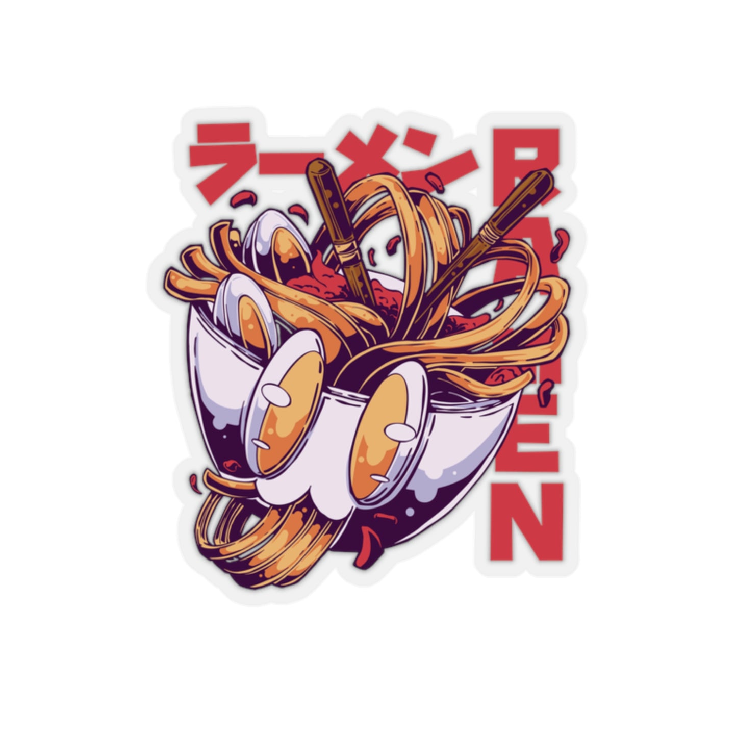 Pastel Kawaii Aesthetic, Yami Kawaii, Japanese Aesthetic Otaku Cute Anime Ramen Sticker