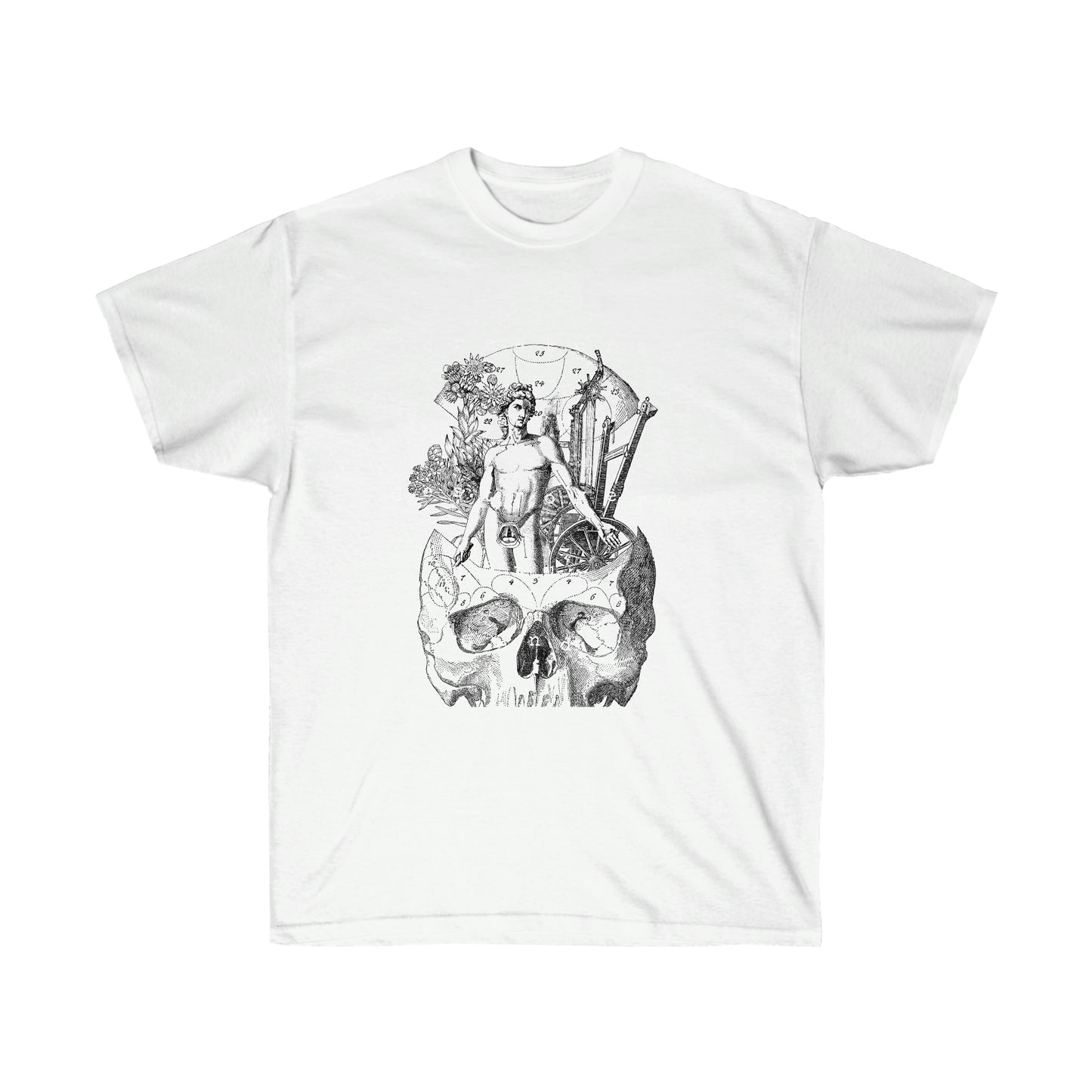 Encyclopedia Skull Goth Aesthetic T-Shirt