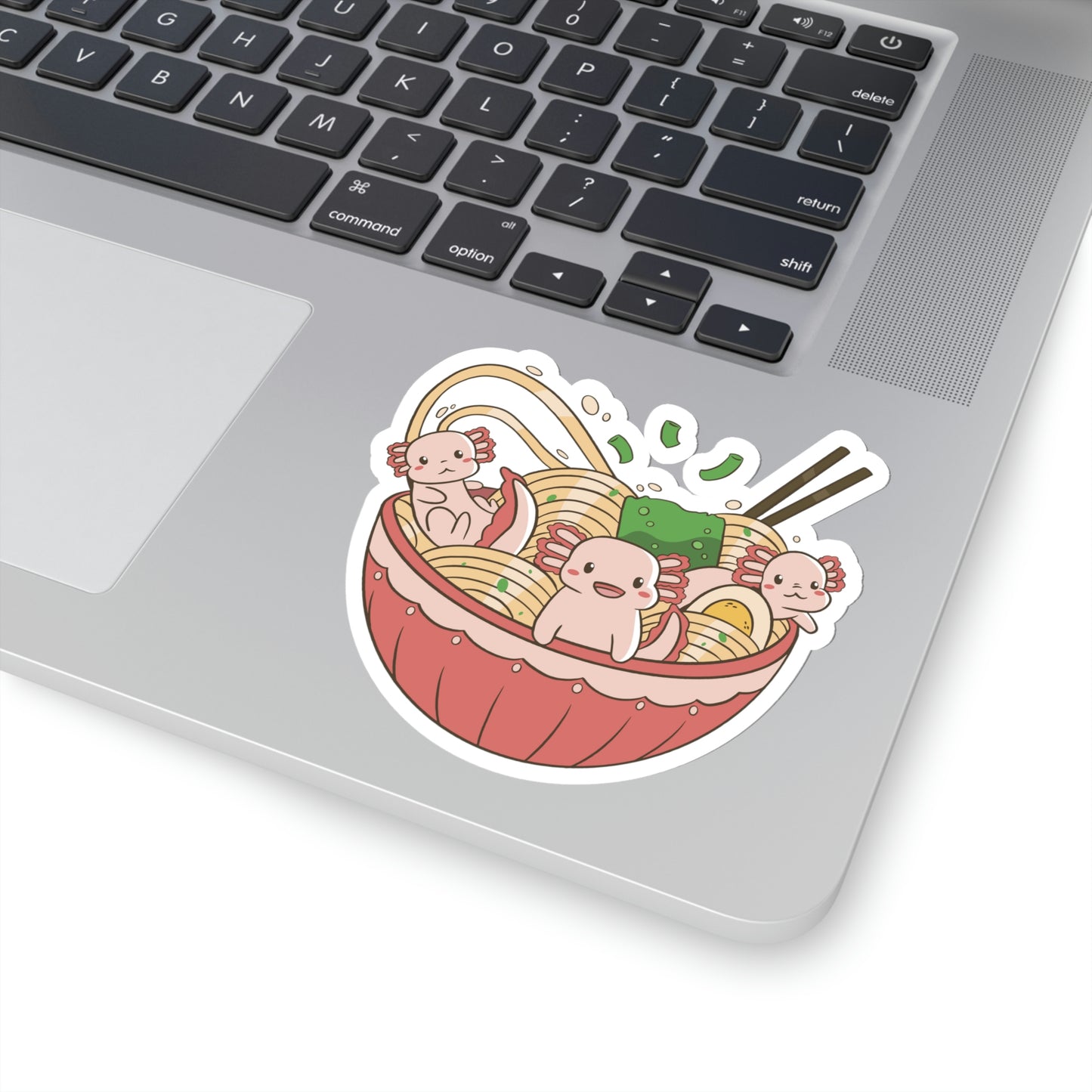 Kawaii Aesthetic, Yami Kawaii Cute Axolotls in Ramen Sticker