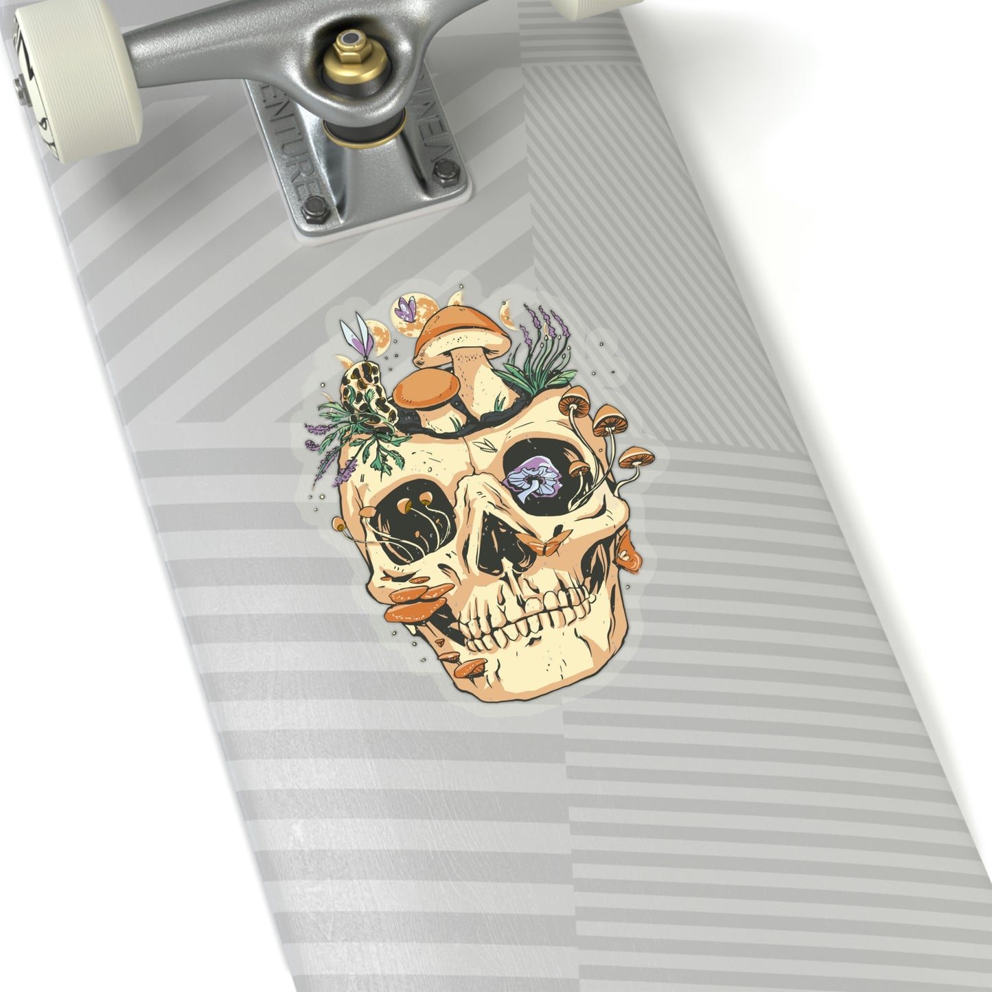 Cottagecore Aesthetic Skulls Mushroom Sticker