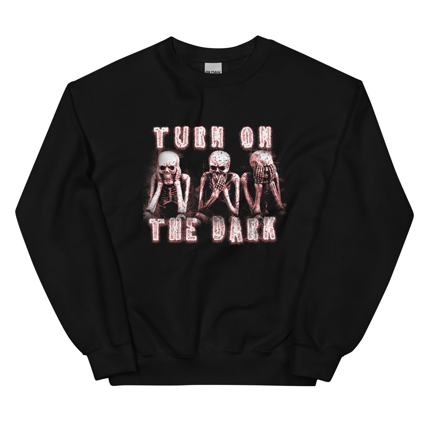 Y2k Clothing Aesthetic Alt Turn On The Dark Sweatshirt