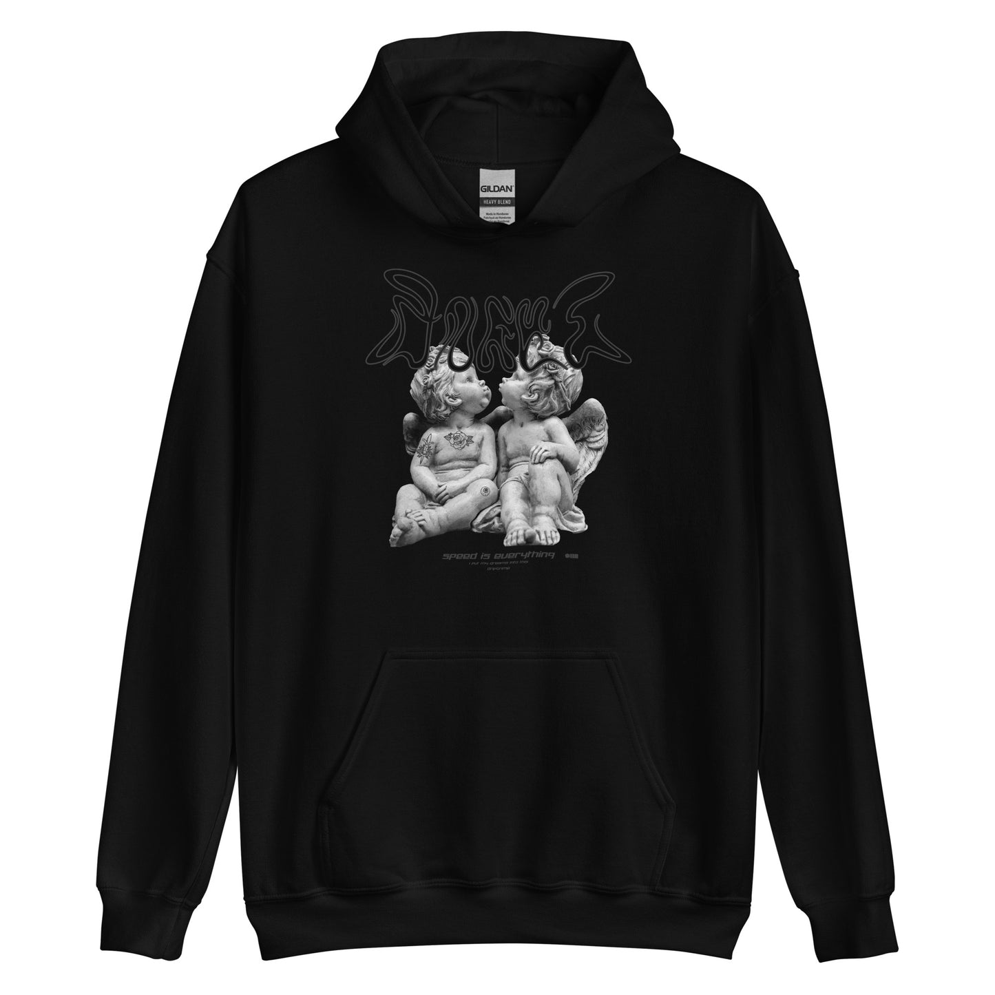 Y2k Clothing Aesthetic Alt Grunge Angel Graphic Hoodie