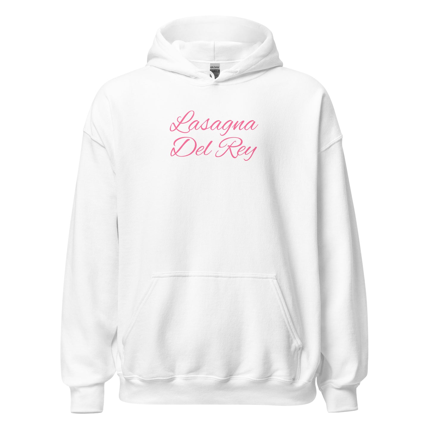 Lasagna Del Rey Parody Alternative Fashion Y2k White Hoodie
