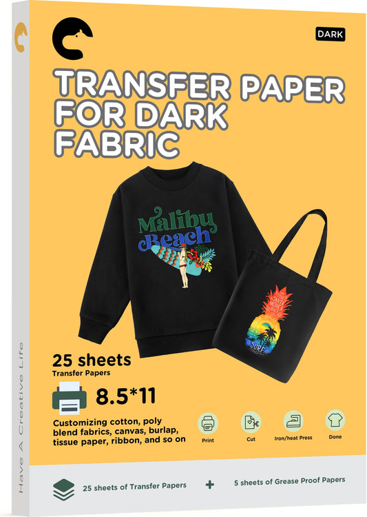  Iron-On Transfer Paper for Inkjet Printers