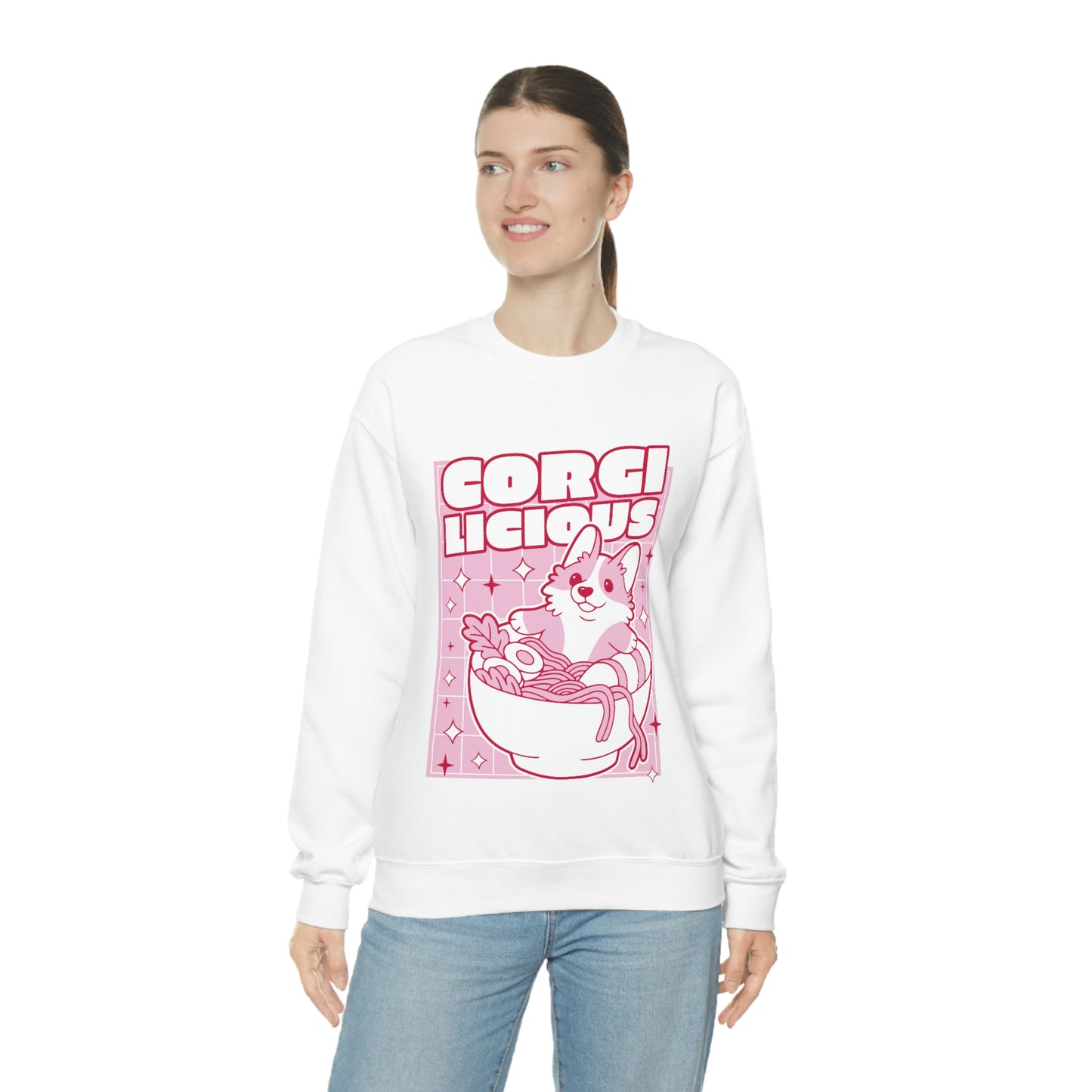 Japanese Aesthetic Corgilicious Cute Sweatshirt