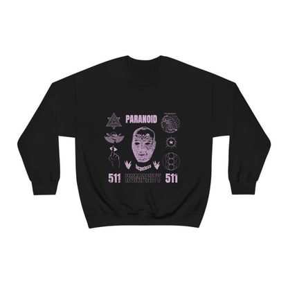 Paranoid Humanity Grunge Y2k Aesthetic Sweatshirt