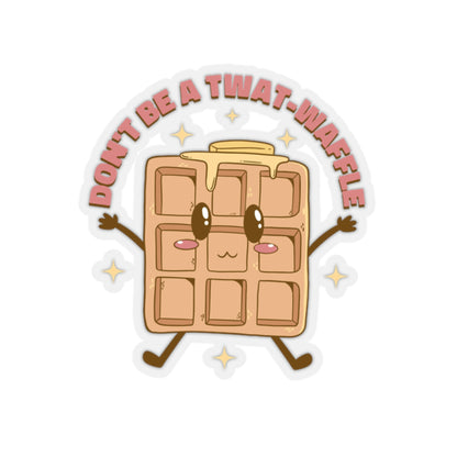 Dont Be A Twat Waffle Pastel Kawaii Aesthetic, Yami Kawaii, Japanese Aesthetic Otaku Sticker