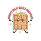Dont Be A Twat Waffle Pastel Kawaii Aesthetic, Yami Kawaii, Japanese Aesthetic Otaku Sticker