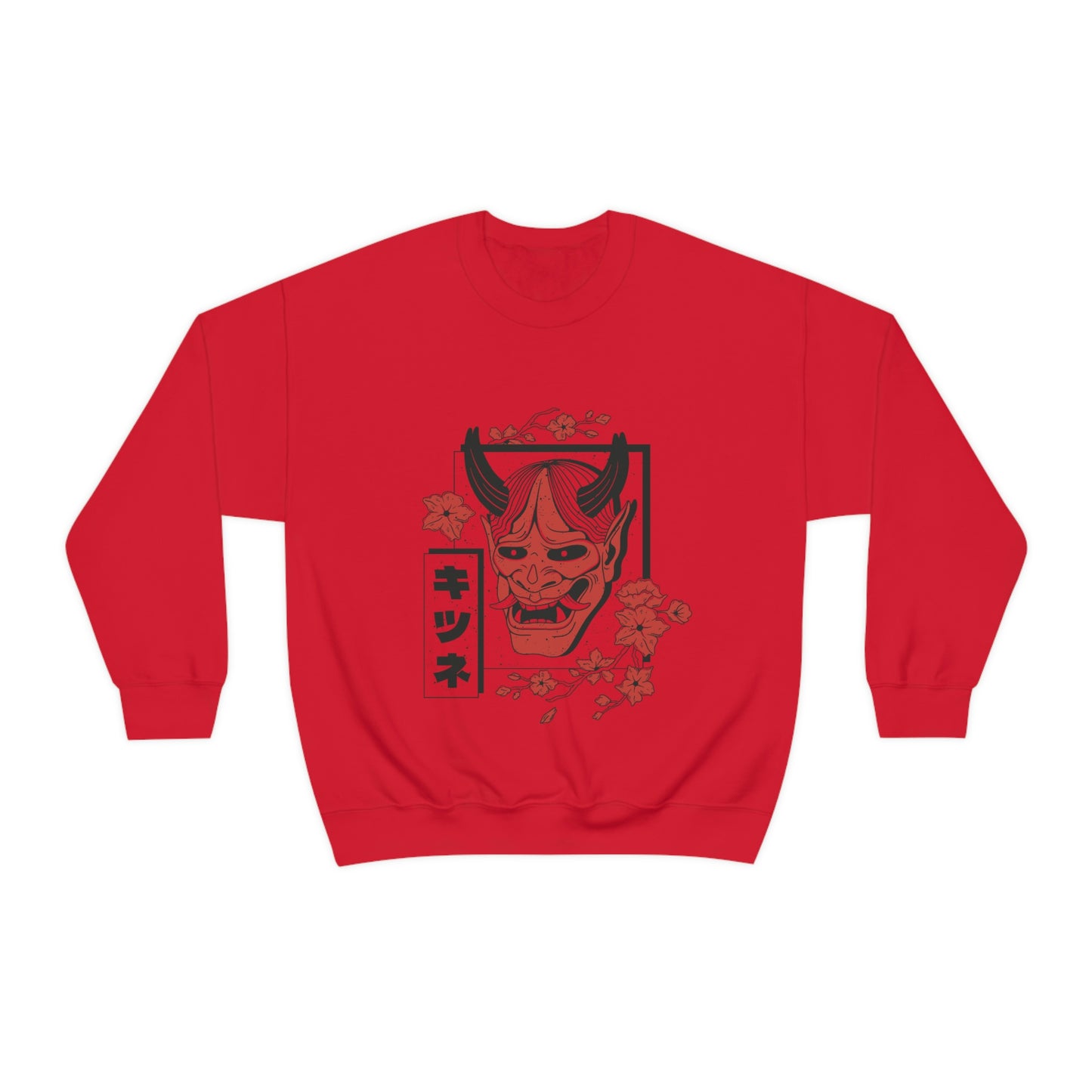 Indie Japanese Art, Japan Streeetwear Retro, Japanese Aesthetic Mask Sweatshirt