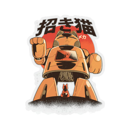 Kawaii Aesthetic Cute Cat Mecha Sticker