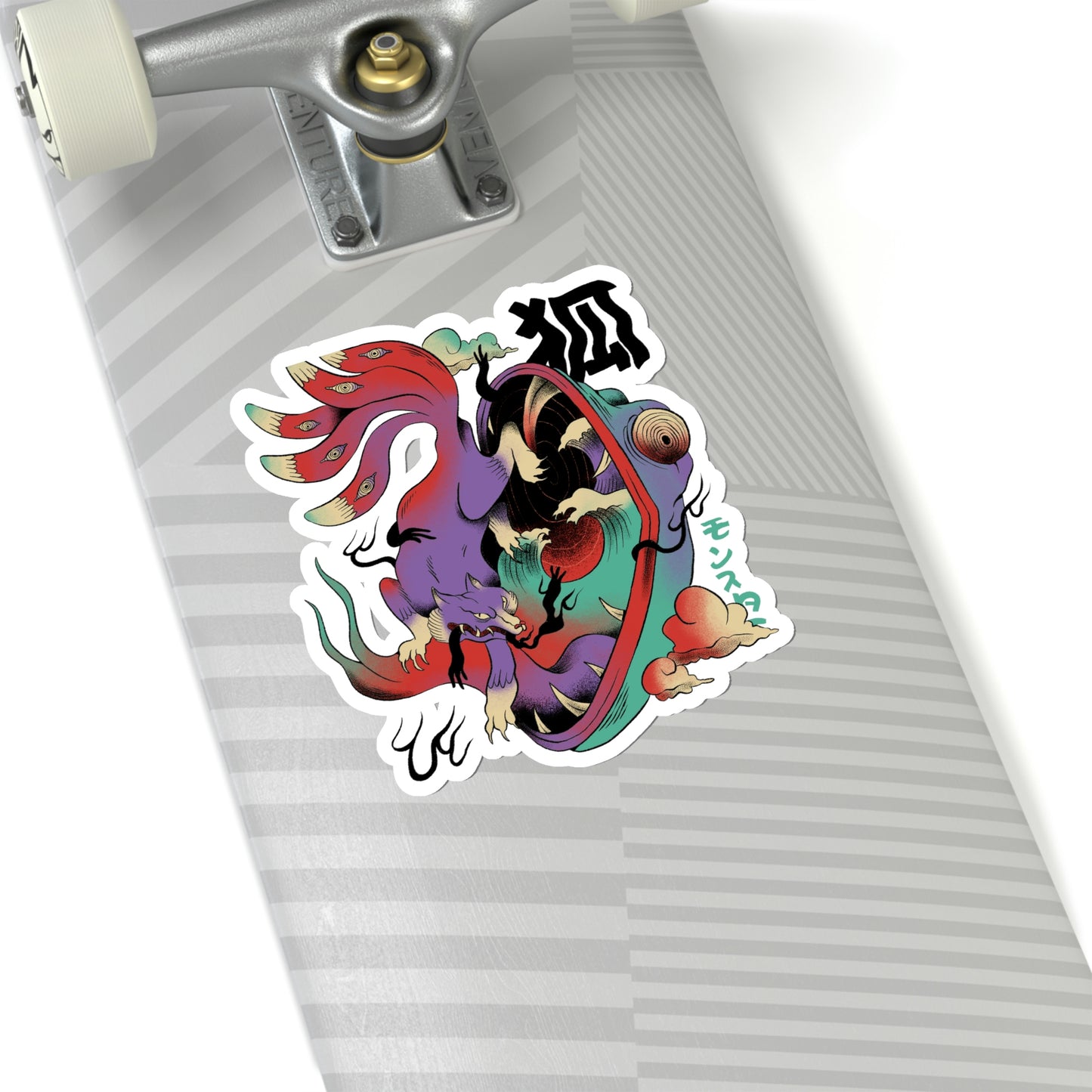 Psychedelic Japanese Aesthetic Art Sticker