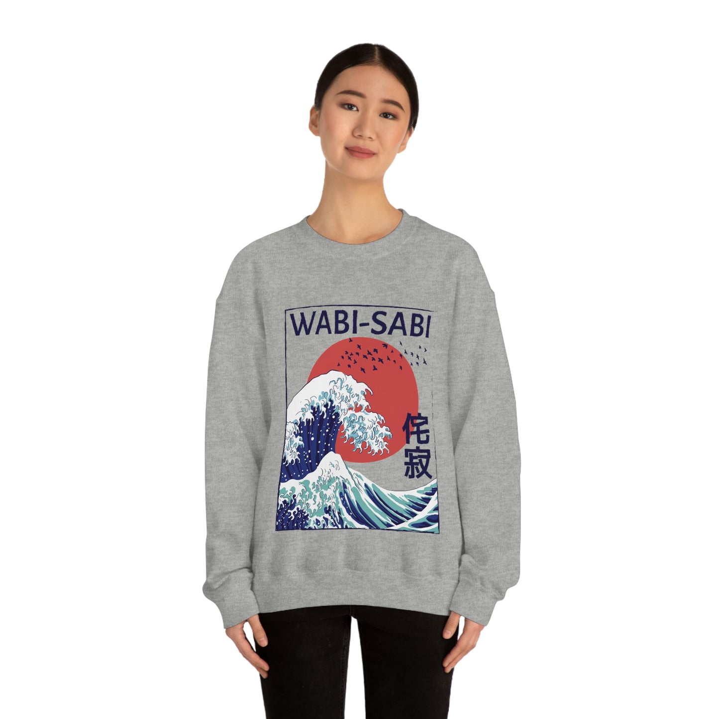 Indie Japanese Art, Japan Streeetwear Retro, Japanese Aesthetic Wave Sweatshirt