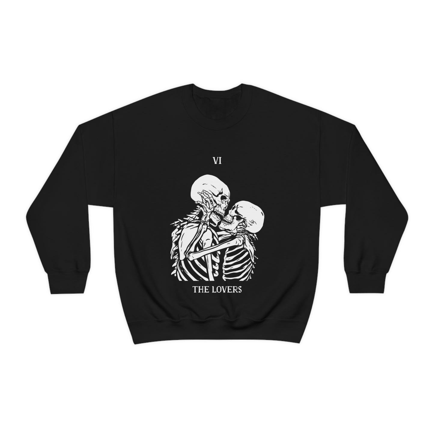 The Lovers Tarrot Card Goth Aesthetic Sweatshirt