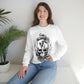 Gothic Skull, Goth Aesthetic Sweatshirt