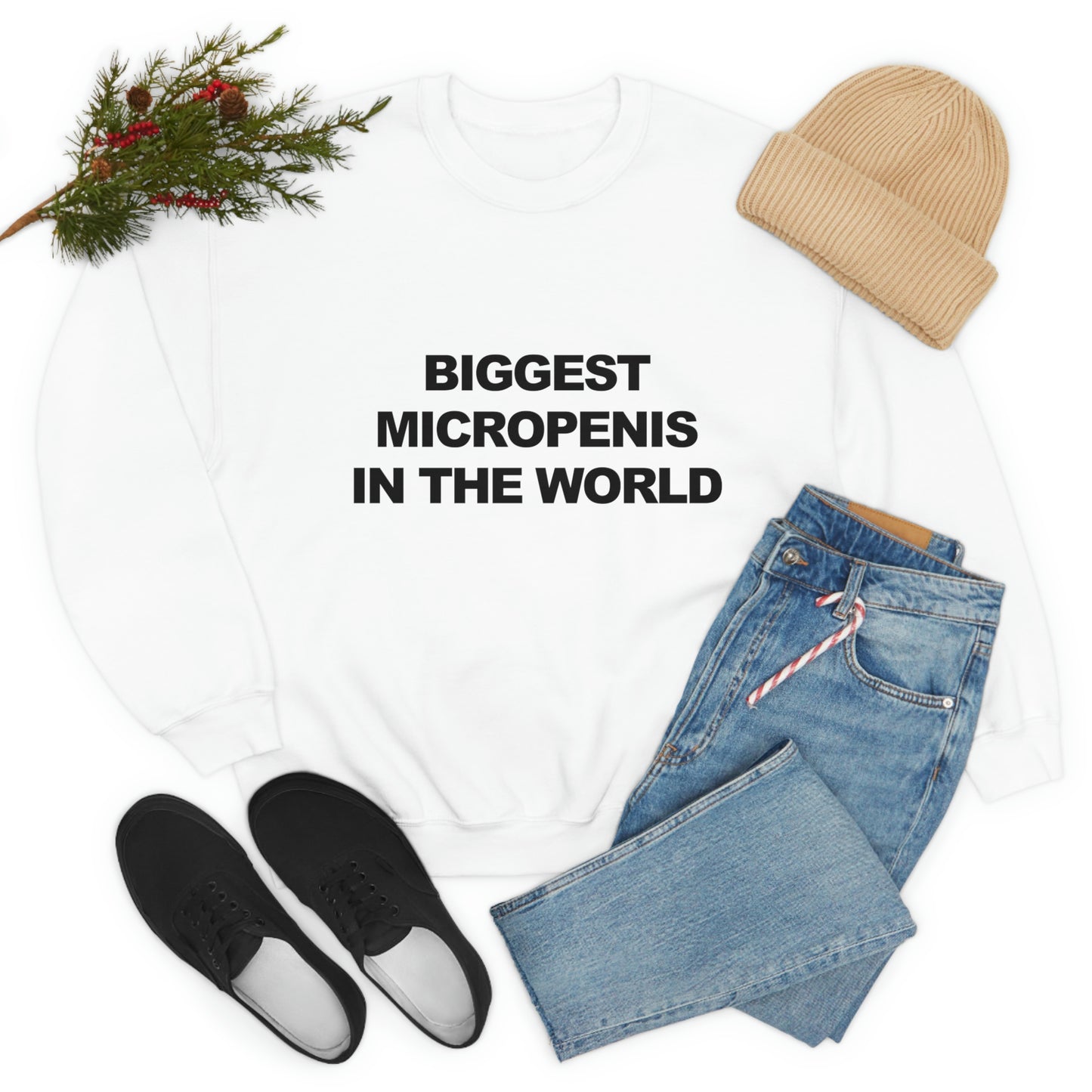 Biggest Micropenis In the World Sweatshirt