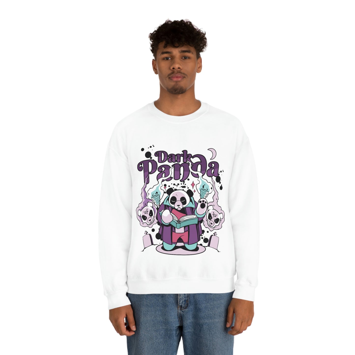 Dark Panda Pastel Goth Aesthetic Sweatshirt