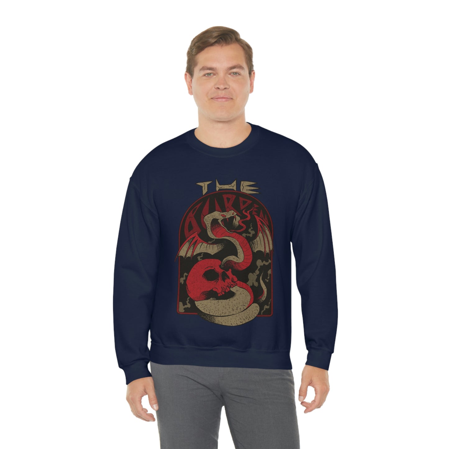 Snake N Skull Goth Aesthetic Sweatshirt