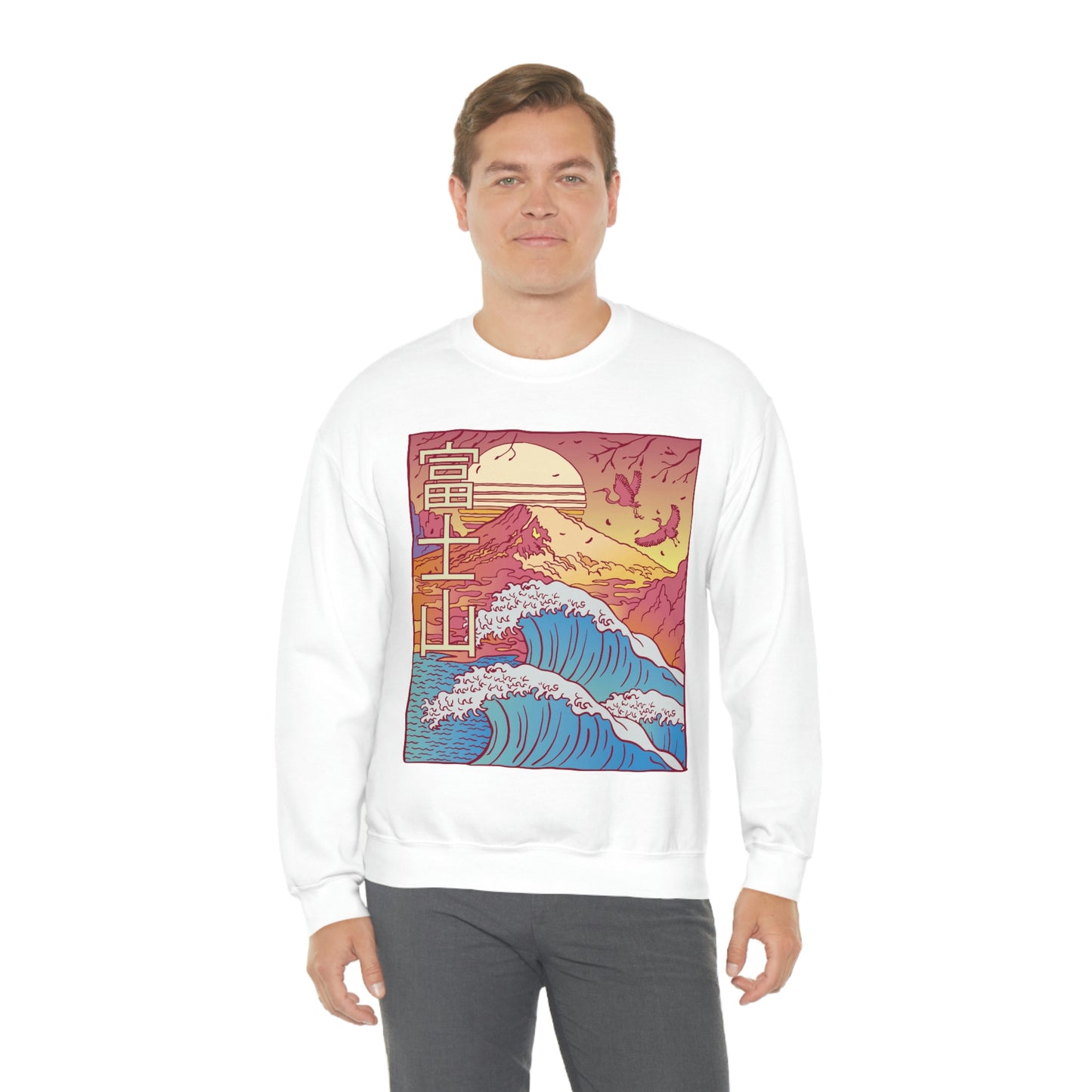 Kawaii Aesthetic Japanese Retro Vaporwave Art Sweatshirt