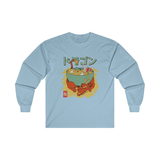 Japanese Aesthetic Dragon Ramen Long Sleeve Shirt