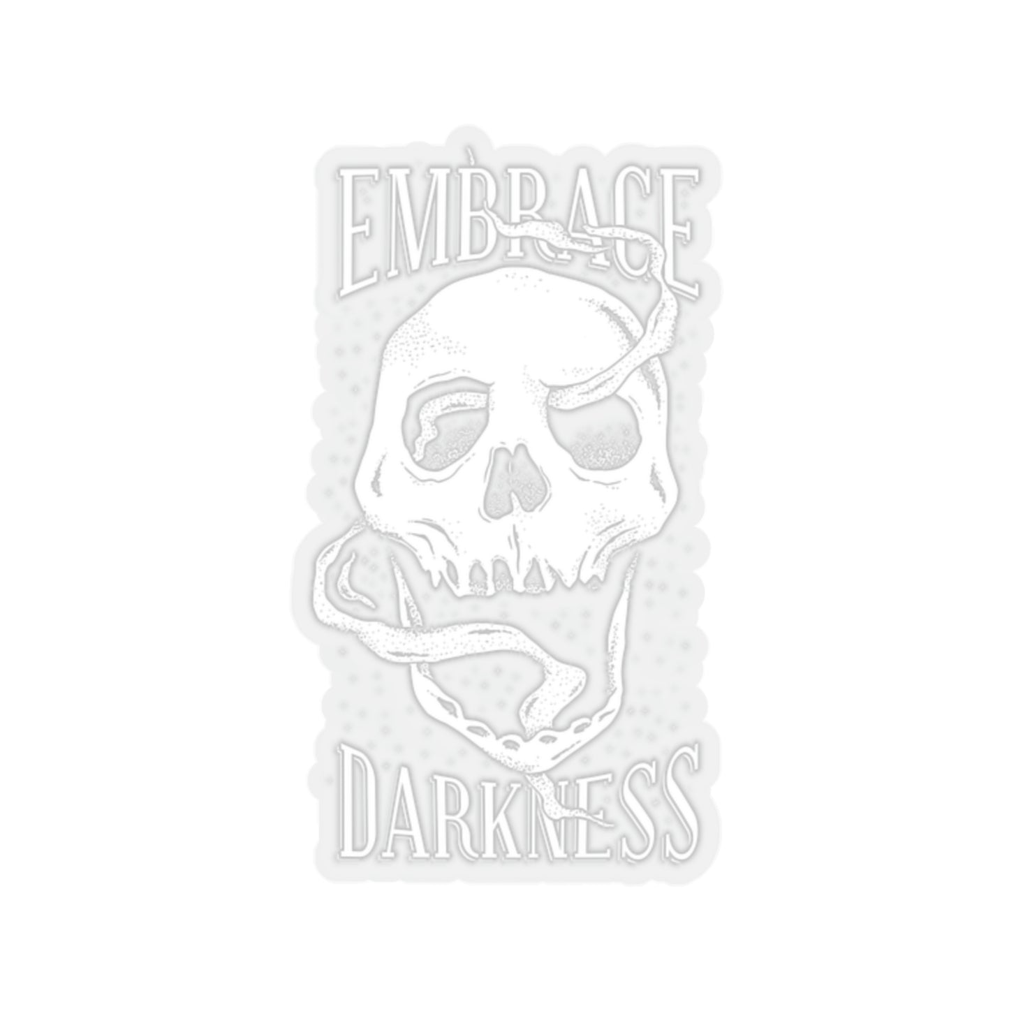 Embrace Darkness Goth Aesthetic Sticker