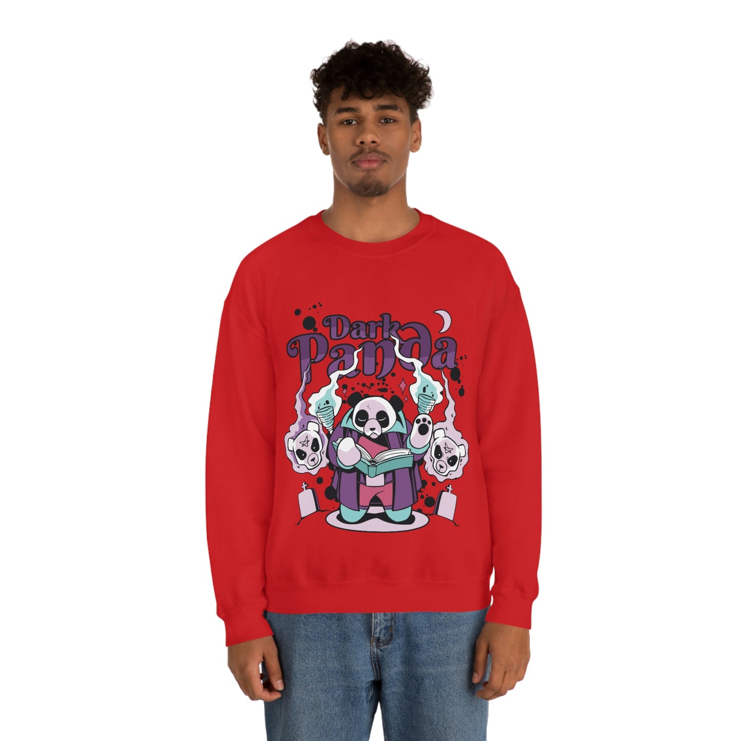 Dark Panda Pastel Goth Aesthetic Sweatshirt