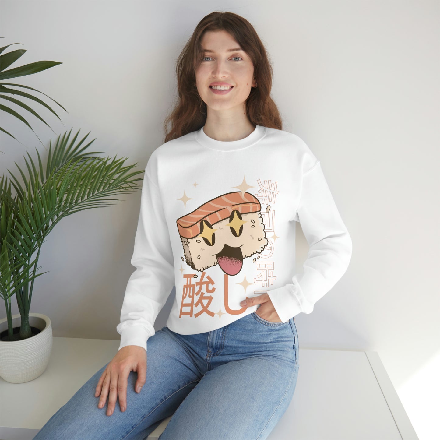 Kawaii Sweatshirt, Kawaii Clothing, Kawaii Clothes, Yami Kawaii Aesthetic, Pastel Kawaii Sweatshirt Sushi Sweater Sweatshirt