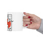 Japanese Aesthetic Redmoon White Mug