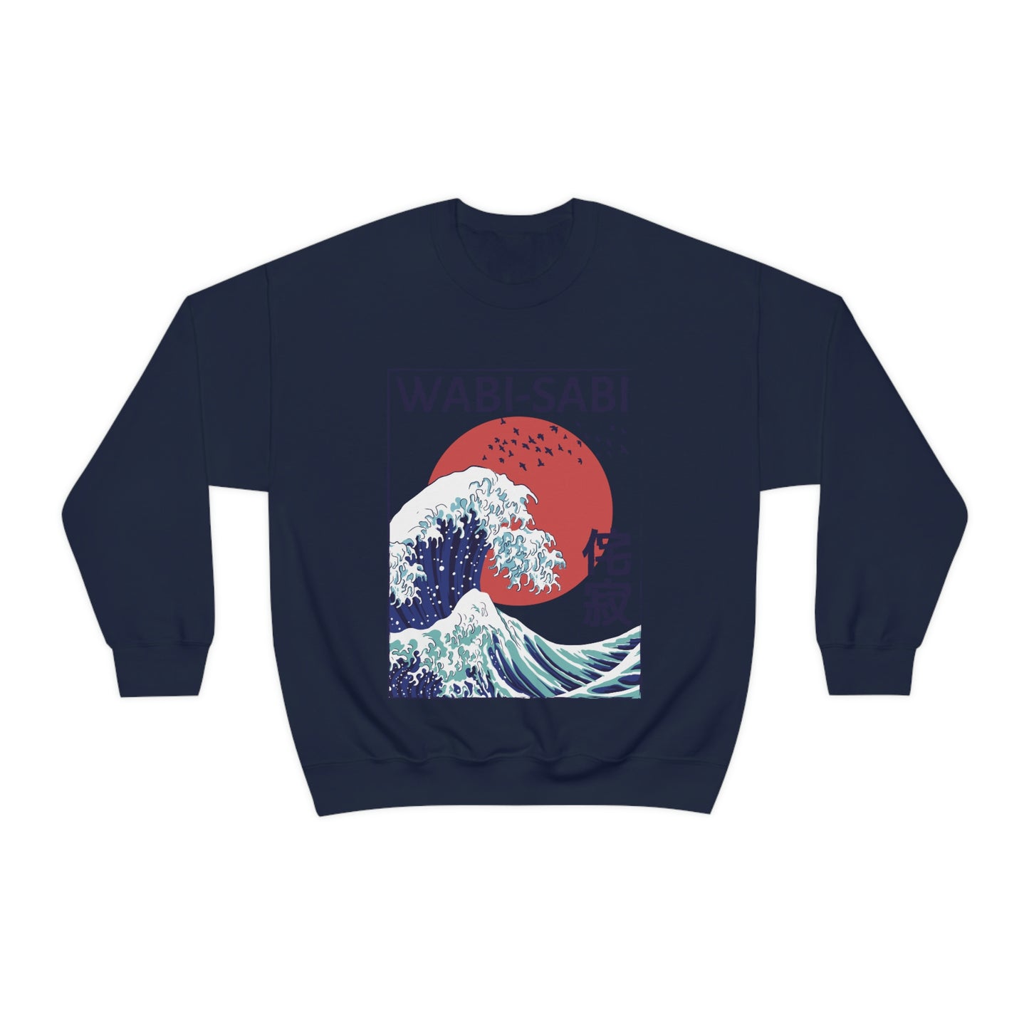 Indie Japanese Art, Japan Streeetwear Retro, Japanese Aesthetic Wave Sweatshirt