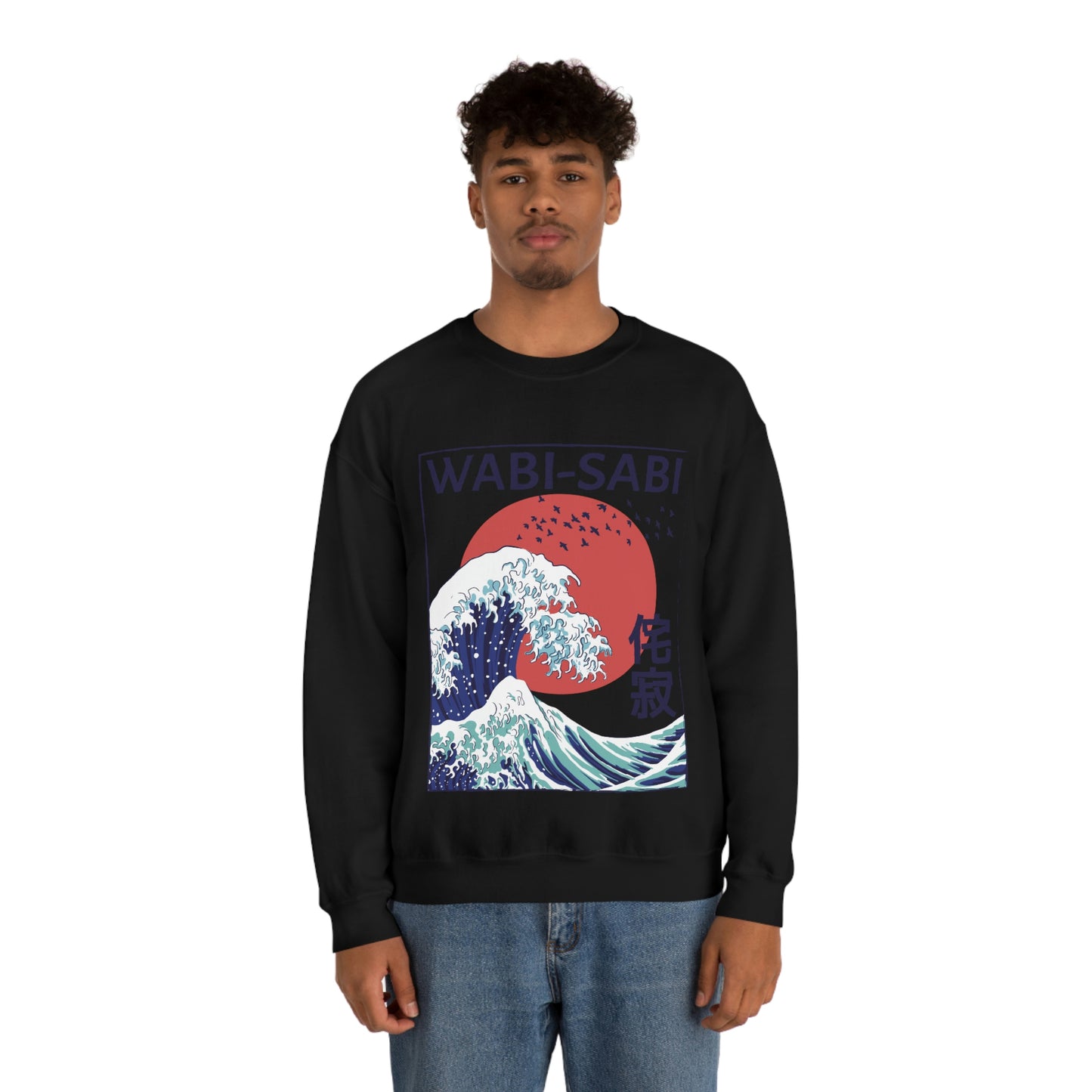 Indie Japanese Art, Japan Streeetwear Retro, Japanese Aesthetic Wave Sweatshirt