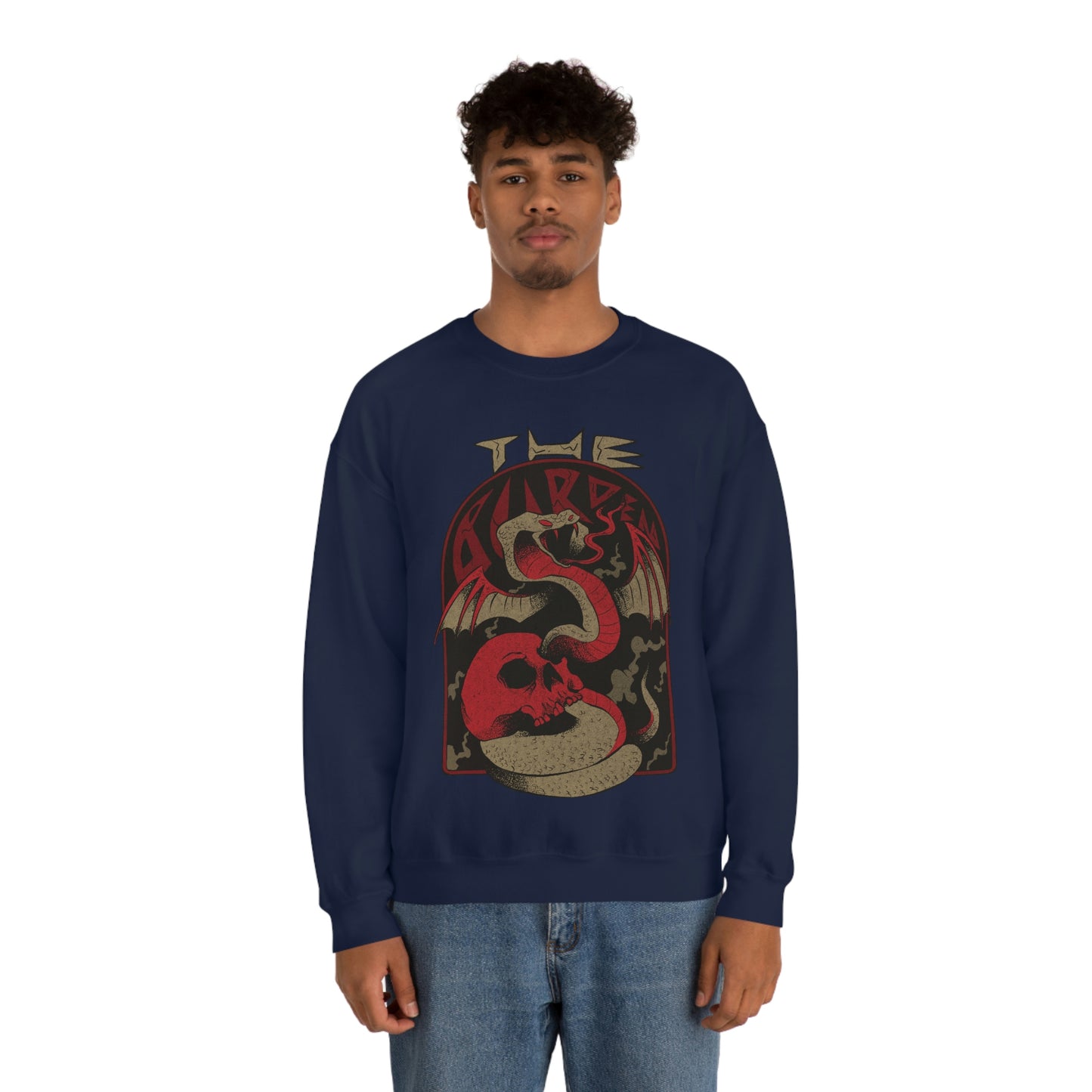 Snake N Skull Goth Aesthetic Sweatshirt