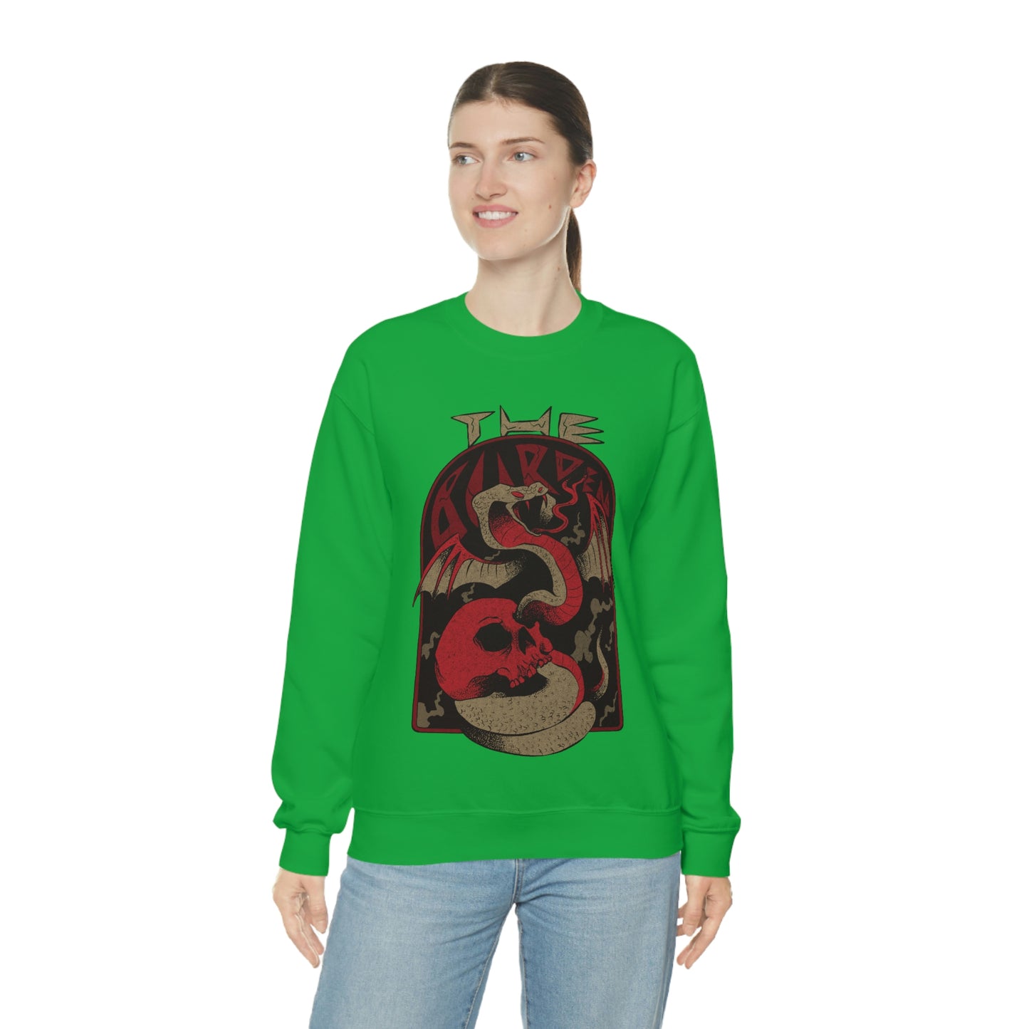 Snake N Skull Goth Aesthetic Sweatshirt