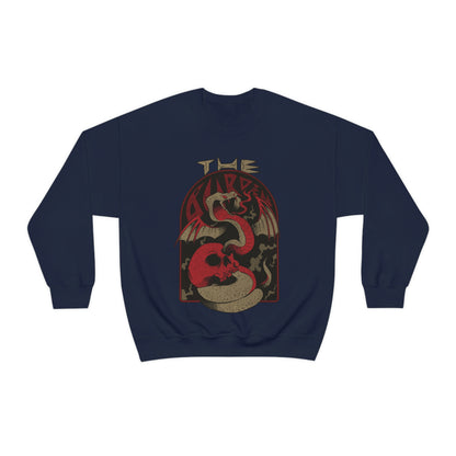 Snake N Skull Goth Aesthetic Sweatshirt