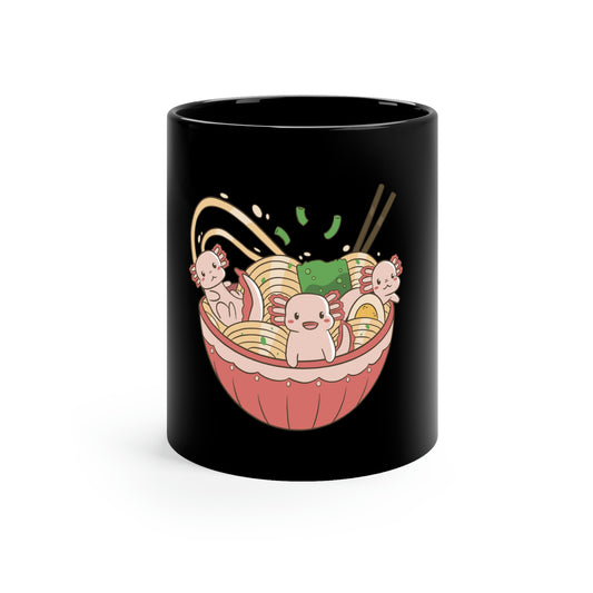 Kawaii Aesthetic, Yami Kawaii Cute Axolotls in Ramen Mug