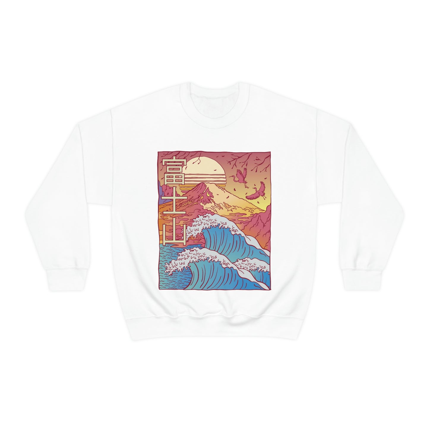 Kawaii Aesthetic Japanese Retro Vaporwave Art Sweatshirt