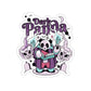 Dark Panda Pastel Goth Aesthetic Sticker