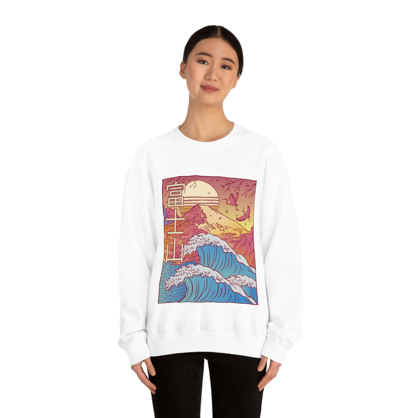 Kawaii Aesthetic Japanese Retro Vaporwave Art Sweatshirt