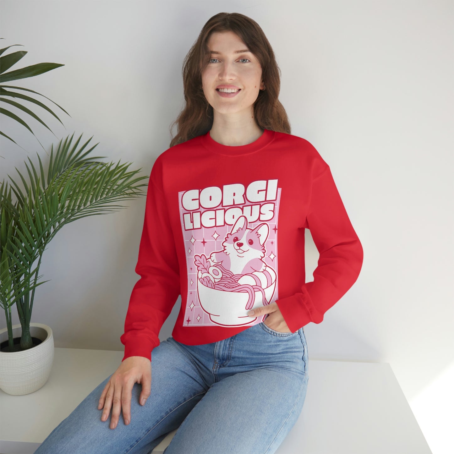 Japanese Aesthetic Corgilicious Cute Sweatshirt