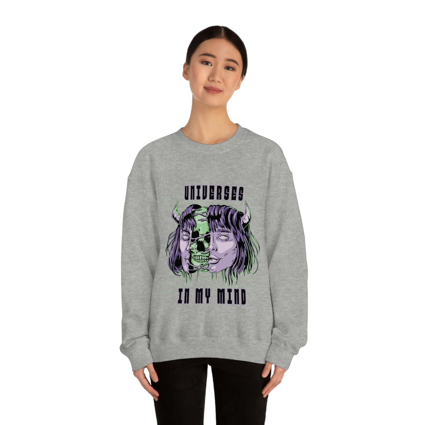 Universes In My Mind Pastel Goth Aesthetic Cyber Sweatshirt