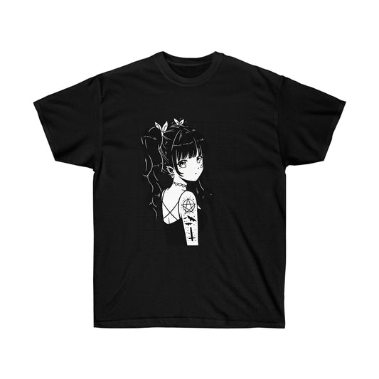 Anime Girl Goth Aesthetic T-Shirt