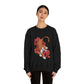 Japanese Aesthetic Tiger and Flowers Sweatshirt
